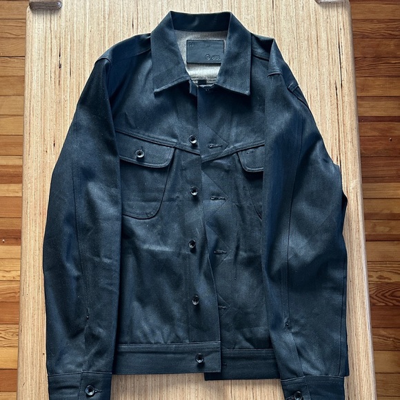 Taylor Stitch Other - Taylor Stitch Long Haul Jacket 
Burly, black denim